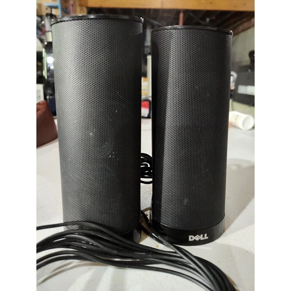 Black Dell AX210 USB Powered Multimedia Speaker System